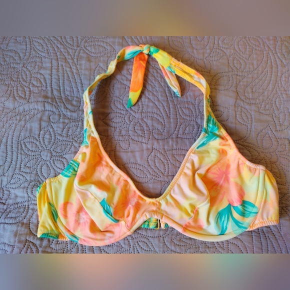 Vintage Venus 80s 90s High Cut Floral Bikini Set Swim Wear sz S/M - Picture 3 of 12